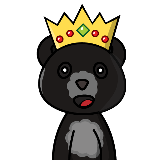 angry bear nft dark brown